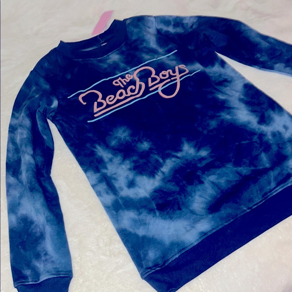 The Beach Boys Tie-Dye blue Sweatshirt XS new with tags